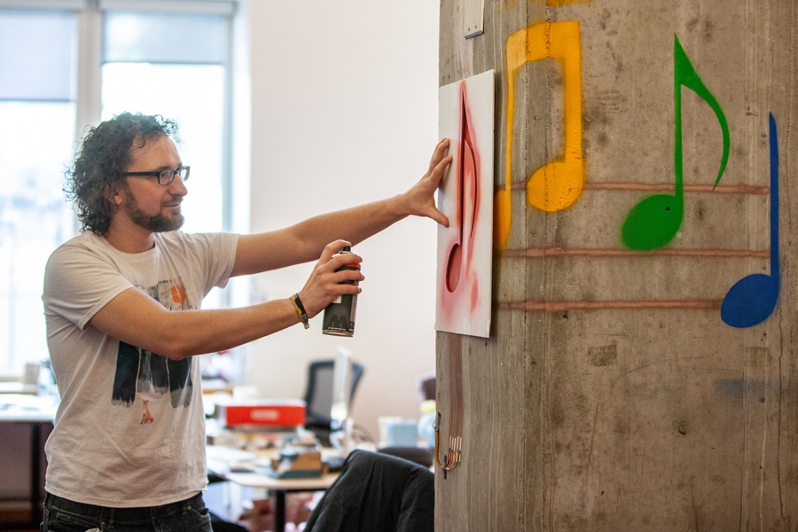 “Since SprayableTech is so flexible in its application, you can imagine using this type of system beyond walls and surfaces to power larger-scale entities like interactive smart cities and interactive architecture in public places,” says MIT postdoc Michael Wessely.