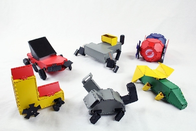 Interactive Robogami enables the fabrication of a wide range of robot designs.