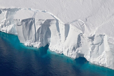The Getz Ice Shelf in West Antarctica.