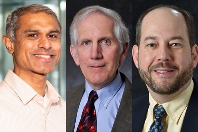 Left to right: Hari Balakrishnan, Richard Lippmann, and Daniel Rabideau have been named 2020 IEEE Fellows.