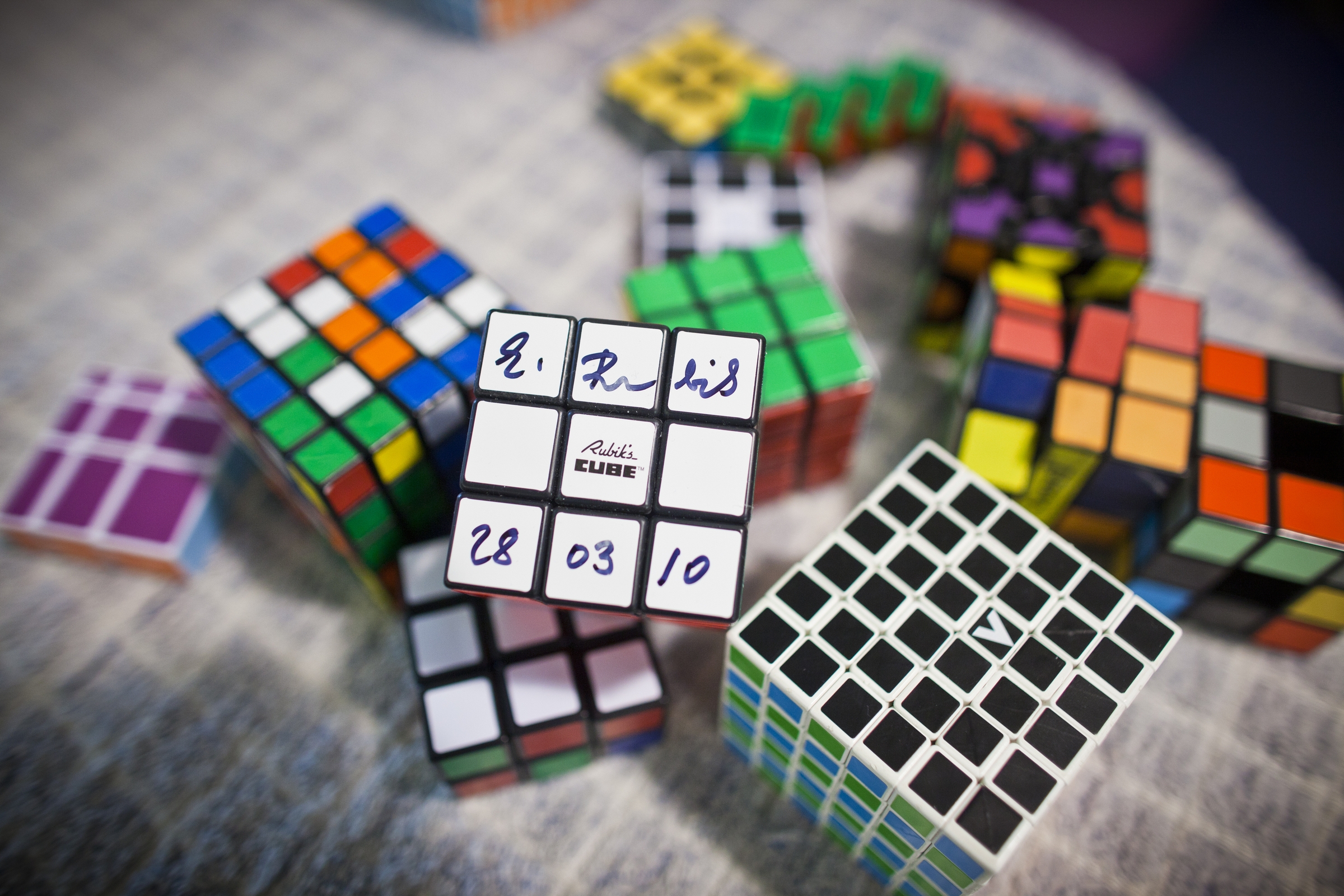 rubix cube with numbers