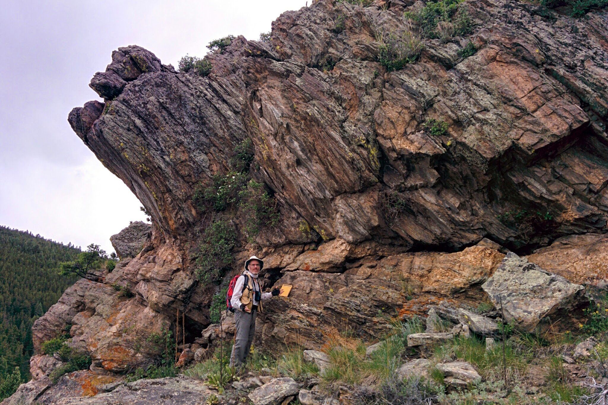 bedrock rock