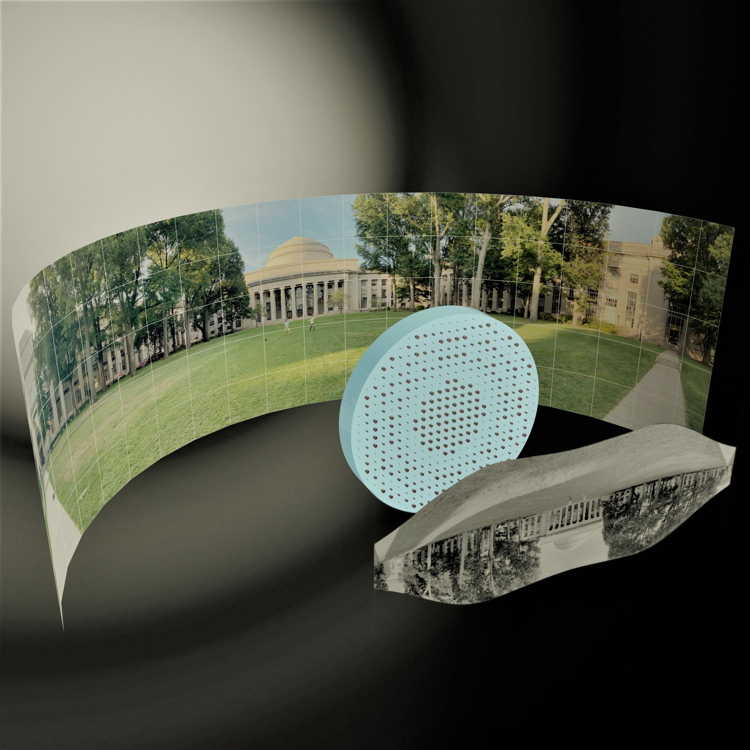 geloof Haven Meevoelen Engineers produce a fisheye lens that's completely flat | MIT News |  Massachusetts Institute of Technology