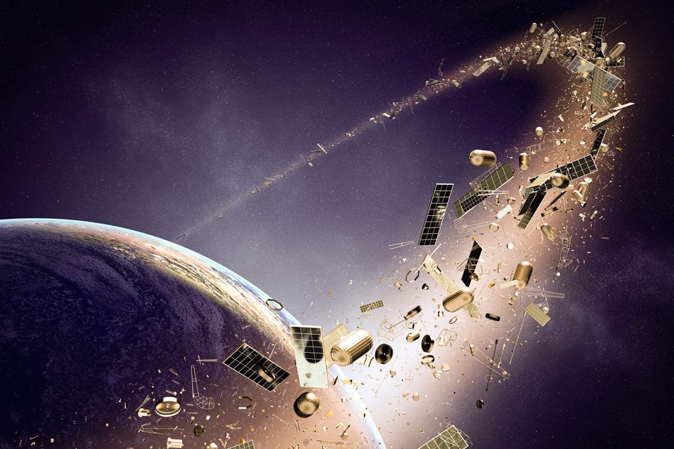 Space Junk The Cluttered Frontier MIT News Massachusetts Institute   MIT Orbit Debris 