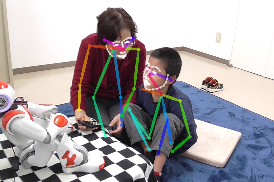 This happy robot helps kids with autism