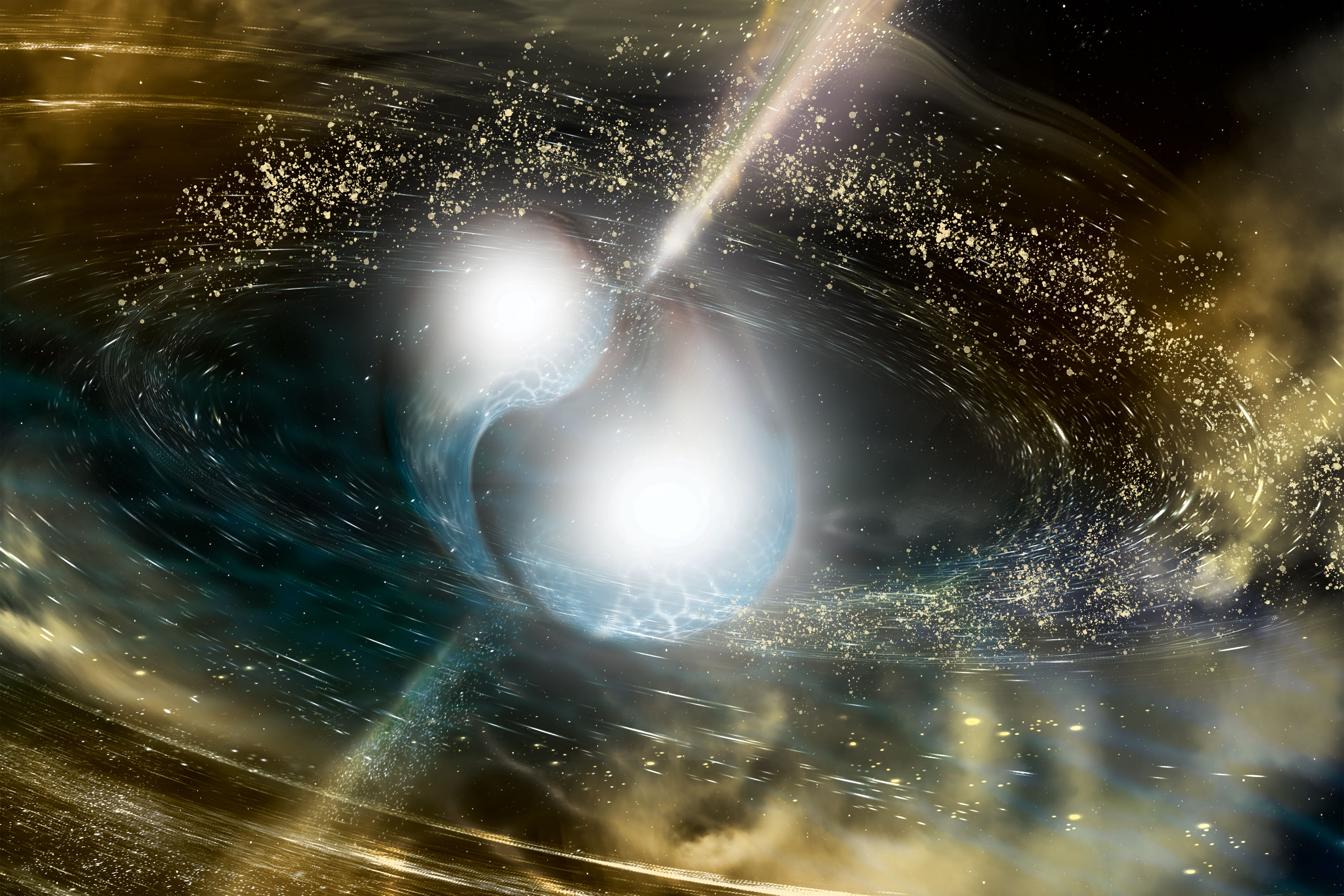 Neutron star collisions are a “goldmine” of heavy elements, study finds | MIT News | Massachusetts Institute of Technology