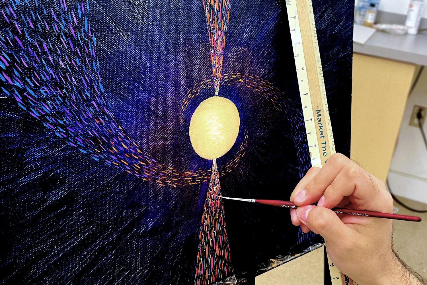 How To Create A Universe With Flow-Aid, Acrylic Art