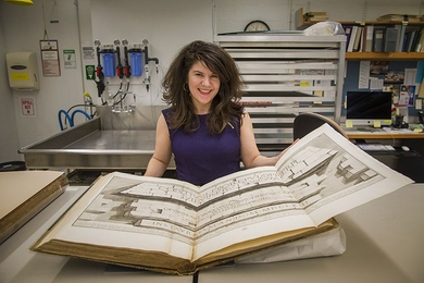 Jana Dambrogio, MIT Libraries’ Thomas F. Peterson Conservator