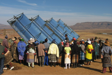 STG International harnesses solar energy for micro-grid in rural Lesotho.