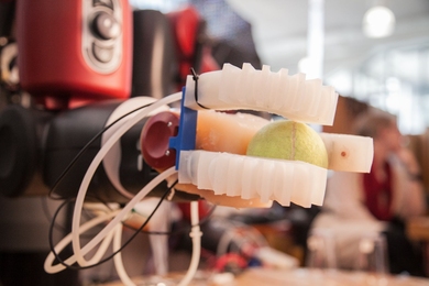 A new soft robotic gripper from MIT can estimate the size and shape of an object accurately enough to identify it from a set of multiple items.