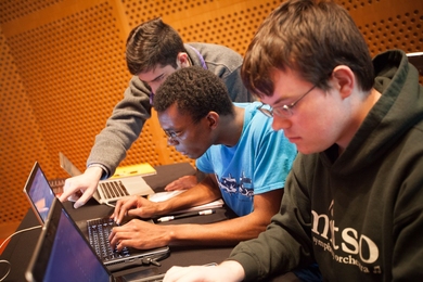 Students from MIT and Cambridge University completed various cybersecurity challenges as part of a 24-hour Cambridge 2 Cambridge hackathon.