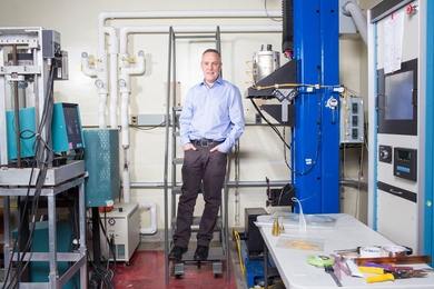 Professor Yoel Fink, director of MIT’s Research Laboratory of Electronics