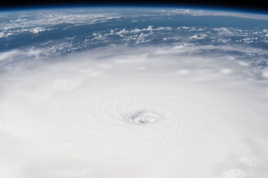 A view of hurricane Irma from the International Space Station
