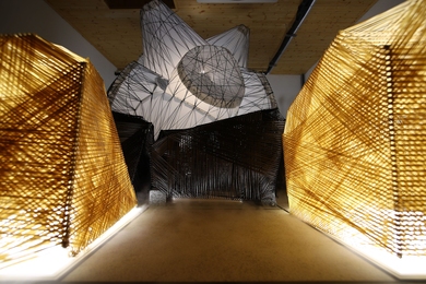 "Strange Weather," appearing at the 2018 Seoul Biennale, focuses on artificial distinctions between interior and exterior.