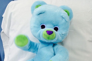 A new study by researchers from MIT, Boston Children’s Hospital, and elsewhere shows that a “social robot,” named Huggable (pictured), can be used in support sessions to boost positive emotions in hospitalized children.
