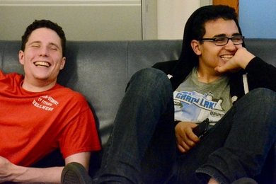 MIT graduate students Logan Engstrom (left) and Andrew Ilyas have published five papers together exploring the vulnerabilities of computer vision systems, and they have half a dozen more in the pipeline.