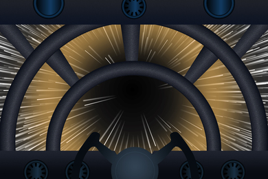 Millenium Falcon view