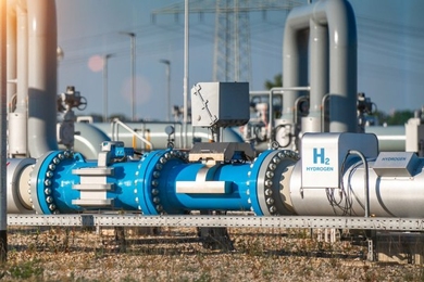 Photo of hydrogen production pipeline