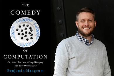 Book cover of The Comedy of Computation, and Benjamin Mangrum