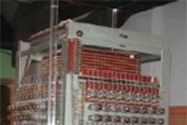 A second generation of the Memory Test Computer (above), developed by DEC founder and MIT alumnus Kenneth Olsen, was one of the most significant artifacts obtained from the Digital Historical Computer Collection donated by Compaq to the MIT Museum.