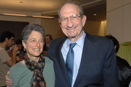 Institute Professor John Deutch and wife Patricia were surrounded by wellwishers at a symposium in honor of John's 70th birthday.Family, MIT colleagues, and friends like Harold Brown and Brent Scowcroft from his years in public service were all in attendance.