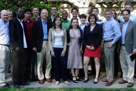 Gordon-MIT ELP staff pose with the 12 graduating GELs (Gordon Engineering Leaders) following the Certificate of Completion ceremony on Friday, May 7.