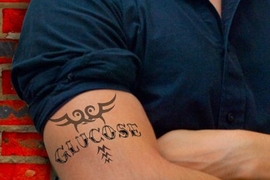 arm with a tattoo