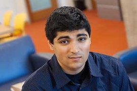 Ankur Moitra, a PhD student in the Computer Science and Artificial Intelligence Laboratory.