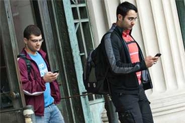 By using motion data from cell phones' built-in sensors, new communications protocols improve wireless connections for people on the go.