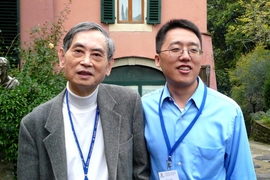 Sow-Hsin Chen, left, and Yun Liu SM ’03, PhD ’05, right.