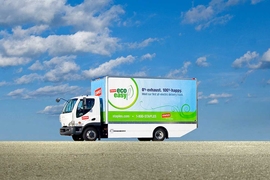 New MIT research suggests that electric delivery trucks, like this one, can help both the environment and the business bottom line.