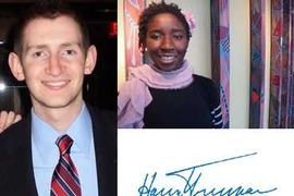 Cameron McCord, left, and Victoria Temitope Okuneye