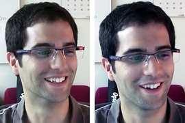 Can you tell which of these smiles is showing happiness? Or which one is the result of frustration? A computer system developed at MIT can.
Answer: The smile on the right is the sign of frustration.