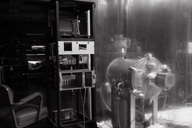 The Dark Matter Neutron Detector at the Laboratory for Nuclear Science, as photographed by Daniel Jackson.
