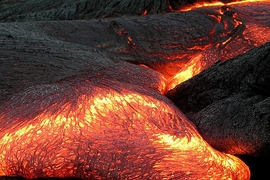 Photo of lava