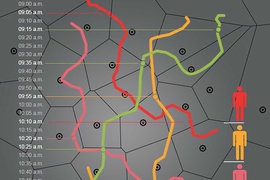 Image with squiggly colored lines over "cells"