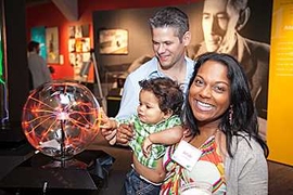 MIT10 alumni, who earned degrees in the past 10 years, and their families celebrated during a reception at the MIT Museum.