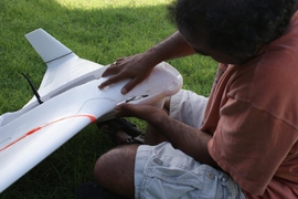 A version of the aircraft designed and flown by the Earth Signals and Systems (ESS) group.