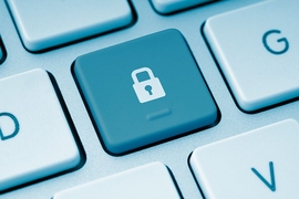 Keyboard button shows a lock icon.