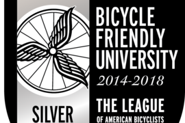 Silver Bicycle Friendly University award