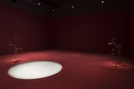 Anicka Yi's "6,070,430K of Digital Spit" at the MIT List Visual Arts Center