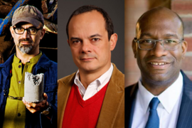 New MIT housemasters: John Fernández, Raul Radovitzky, Larry Sass