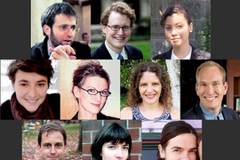 New MIT-SHASS Faculty for 2015: David Atkin, William Deringer, Paloma Duong; Caley Horan, Amy Moran-Thomas, Tanalís Padilla, Robin Scheffler; Frank Schilbach, Bettina Stoetzer, Leslie Tilley