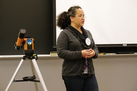 MIT senior lecturer Amanda Bosh teaches courses on observational astronomy.