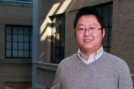 MIT assistant professor of physics Liang Fu seeks to identify new materials that can process and store quantum information robustly.
