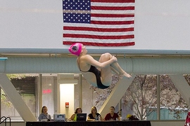 Freshman Morgan Matranga qualified to dive in both the 1-Meter and 3-Meter competitions at the NCAA Division III Championships in Greensboro, North Carolina.