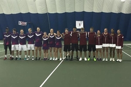 MIT hosted men's and women's tennis teams from Loughborough University for three days of competition.