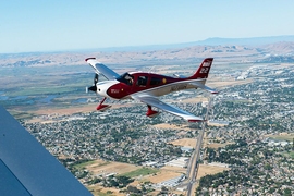 Collectively, piston-engine aircraft like this Cirrus SR22 constitute the nation’s largest remaining source of lead emissions. 