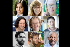 Top row: Sana Aiyar, Catherine Clark, Sasha Costanza-Chock. Middle row, Amy Finkelstein, Deborah Fitzgerald, Daniel Hidalgo. Bottom row: Justin Khoo, Bradford Skow, Craig Wilder
