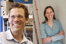 Michale Fee (left) and Elizabeth Nolan